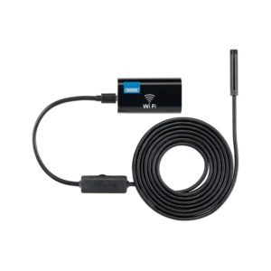 Draper Rechargeable Waterproof Wi-Fi Endoscope Inspection Camera – Black