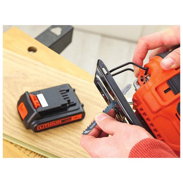 Black & Decker 18V Cordless Pendulum Jigsaw - Bare Unit - Image 2