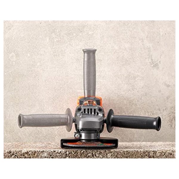 Black & Decker 18V Lithium-Ion Cordless Angle Grinder 125 mm 230V Bare Unit - Orange/Black - Image 3