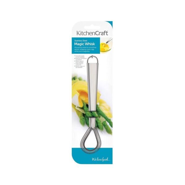 KitchenCraft Magic Whisk 20 cm - Stainless Steel - Image 6