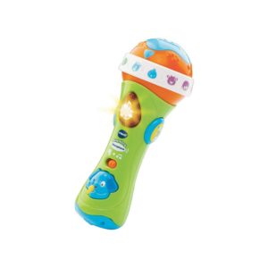 VTech Sing Along Microphone with Amplified Voice Effect And Animal Sounds – Multicolor
