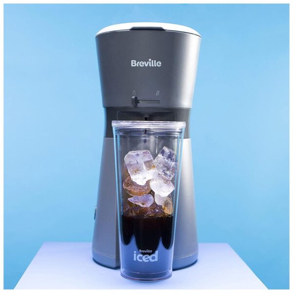 Breville Iced Coffee Maker Plus Coffee Cup with Straw Ready in Under 4 Minutes - Grey - Image 7