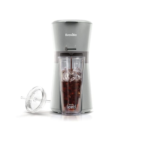 Breville Iced Coffee Maker Plus Coffee Cup with Straw Ready in Under 4 Minutes - Grey - Image 10