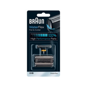 Braun Series 5 51B Electric Shaver Head Replacement WaterFlex Foil And Cutter – Black