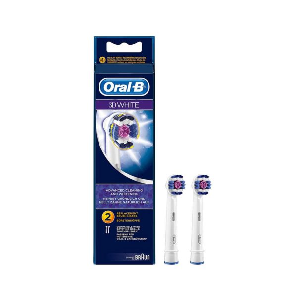 Oral B 3D White Electric Toothbrush Replacement Brush Heads Refills