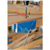 Draper 150mm Woodworking Universal Bench Vice Alloy Steel Cast Iron - Blue - Image 2