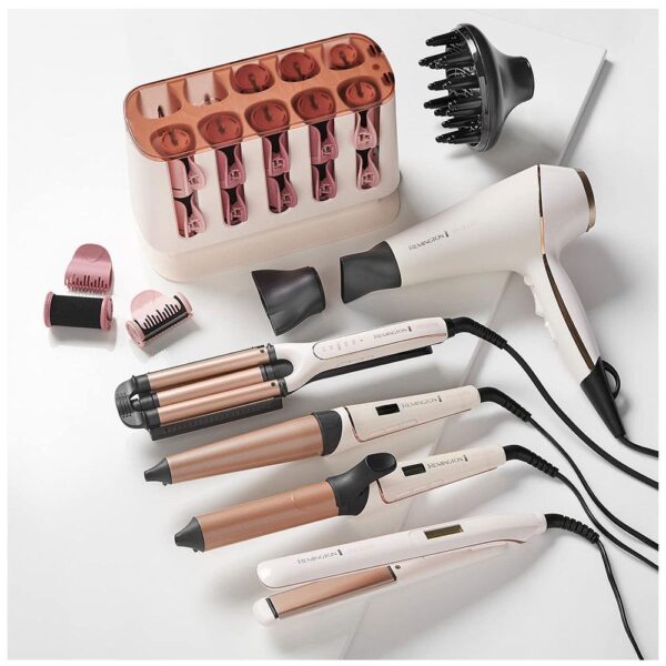 Remington Proluxe Large 32 mm Barrel Curling Hair Tong with OPTI Heat Technology - Pearl Rose Gold - Image 6
