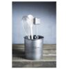 KitchenCraft Industrial Kitchen Vintage-Style Metal Utensil Holder 13.5 x 14.5 cm (5.5” x 5.5”) - Grey - Image 5