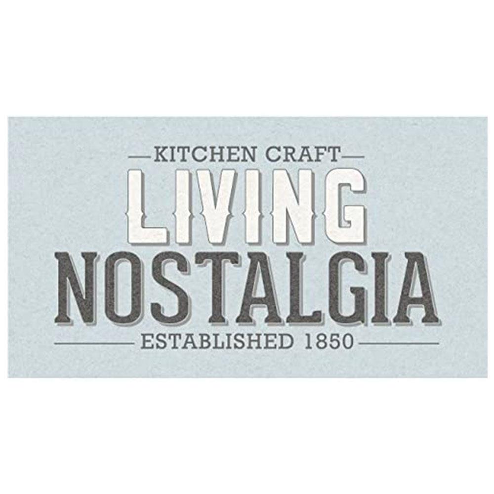 Vintage Blue KitchenCraft Living Nostalgia Metal Kitchen Utensil Holder 15 x 16 cm