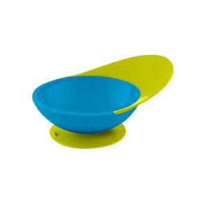 Tomy Boon CATCH Baby Feeding Bowl With Spill Catcher – Blue/Green