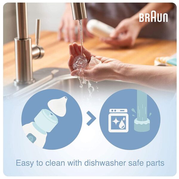 Braun Nasal Aspirator Clear Stuffy Noses Quickly & Gently. Electric nasal aspirator - Image 6