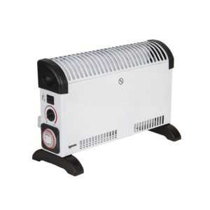 Igenix Portable Convector Heater With Adjustable Thermostat And 24 Hr Timer 3 Heat Settings 2000 W – White