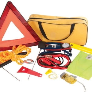 Silverline Emergency Breakdown Road Safety Kit Vehicle Car Set of 9