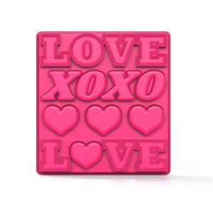 Zoku Love Ice Mold Tray – Set of 4 Phrase Ice Molds