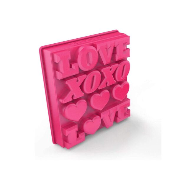 Zoku Love Ice Mold Tray - Set of 4 Phrase Ice Molds - Image 3