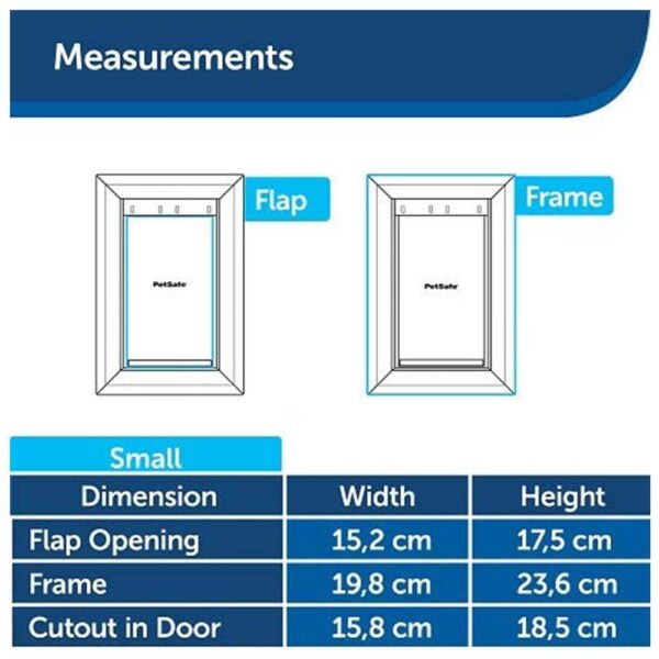 PetSafe Staywell Original 2-Way Pet Door Dog And Cat Flap Small - Brown - Image 6