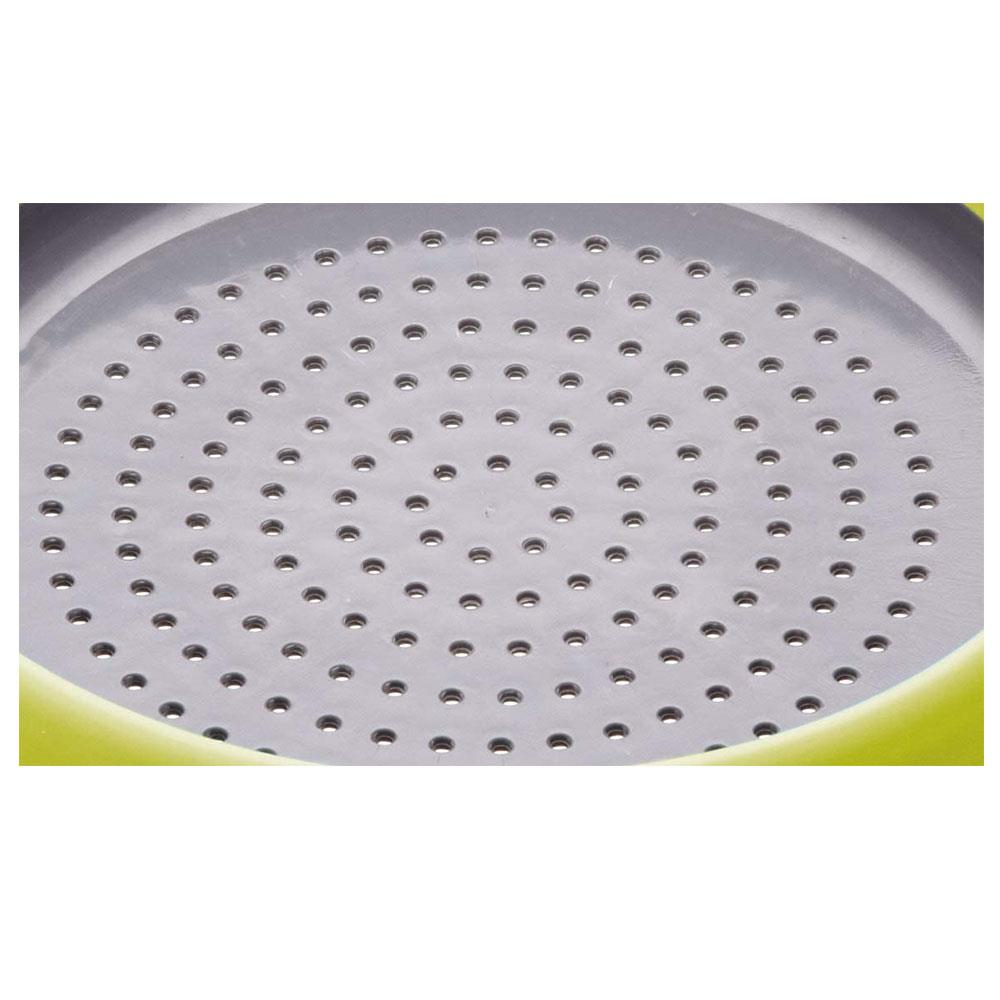 KitchenCraft Colourworks Collapsible Colander With Handles 24cm 2.8 Litre Green BuysBest