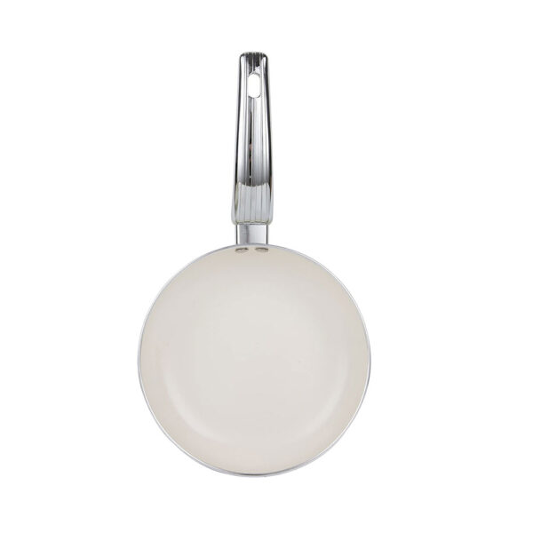 Swan Retro Non Stick Saucepans And Frying Pans 5 Piece Set With Glass Lid - Green - Image 4