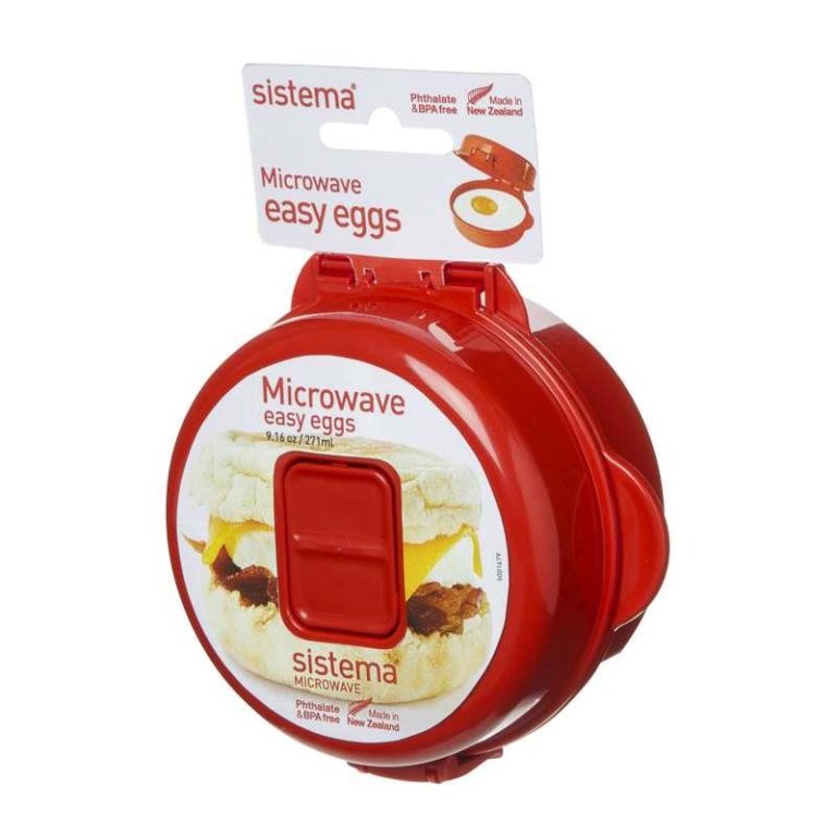Sistema Microwave Easy Eggs Omelette Makers 271ml Red BuysBest
