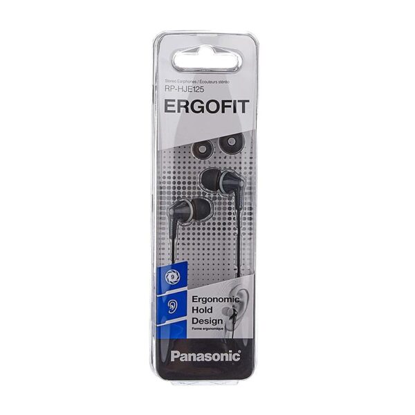 Panasonic Ergofit In-Ear Headphones For iPod iPhone MP3 CD - Black - Image 3