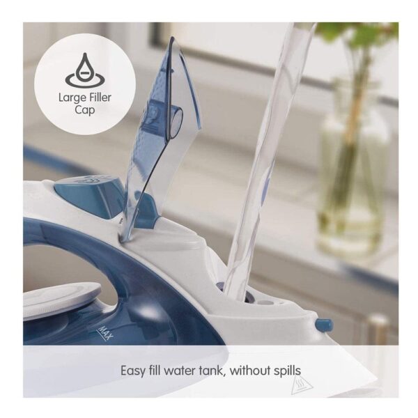 Morphy Richards Light Glide 100 Steam Iron - Blue/White - Image 3