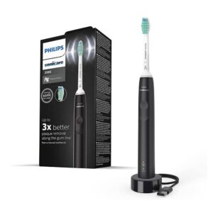 Philips Sonicare 3100 Series Sonic Electric Toothbrush Quad Pacer And Smart Timer – Black