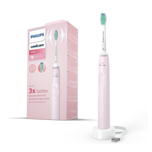 Philips Sonicare 3100 Series Sonic Electric Toothbrush QuadPacer And SmarTimer