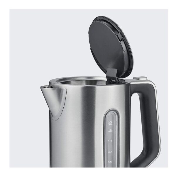 Severin Electric Kettle Brushed Stainless Steel 2400 W  1.7 Litre - Silver - Image 3