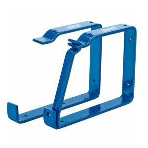 Draper Universal Step Wall Ladder Lock Rack Brackets 225 x 170mm – Blue
