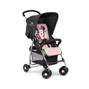 Hauck Disney Sport Minnie Sweetheart Pushchair With XL Shopping Basket – Black/Pink