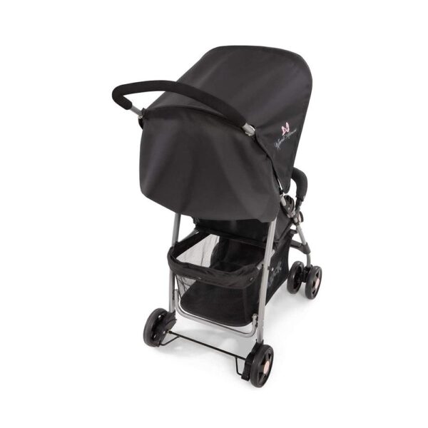 Hauck Disney Sport Minnie Sweetheart Pushchair With XL Shopping Basket - Black/Pink - Image 11