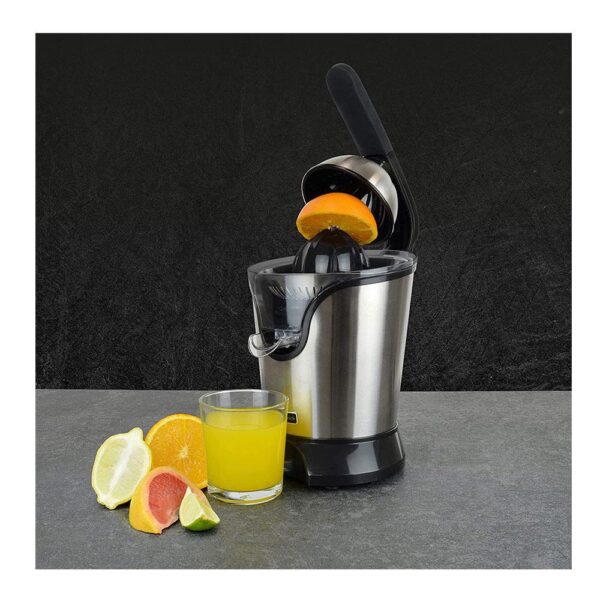 Health Kick Citrus Fruit Juice Press Stainless Steel 180 W - Black/Silver - Image 3