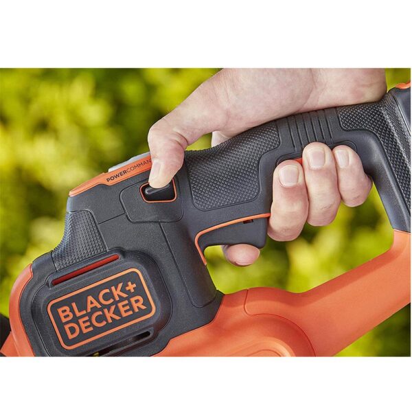 Black & Decker 36V Cordless Hedge Trimmer Bare Unit - Orange/Black - Image 5