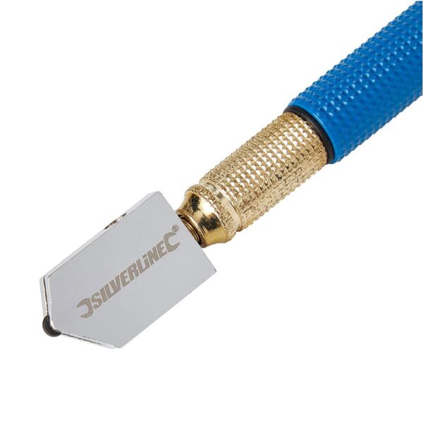 Silverline Lubricated Alloy Body Glass Cutter - 175mm / 2-8mm - Image 4
