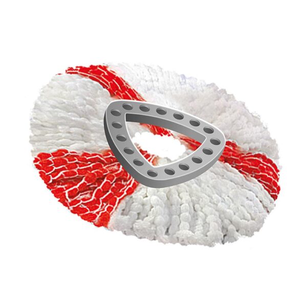 Vileda Easy Wring And Clean Turbo 2-in-1 Mop Refill - White - Image 2