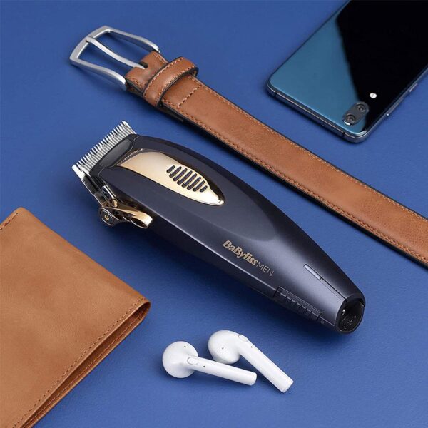 BaByliss Super Clipper XTP Cordless Hair Clipper - Blue And Rose Gold - Image 7