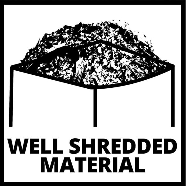 Einhell GC-KS 2540 Electric Shredder 2 Reversible Blades With Debris Bag 2500 W 240 V - Red/Black - Image 9