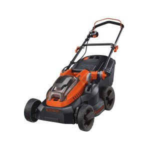 Black & Decker 38cm 36V Lithium-ion Cordless Lawn Mower with Two Batteries