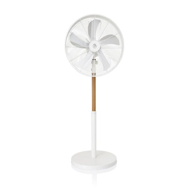 Swan 16 Inch Nordic Stand Fan Cotton White