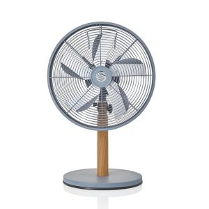Swan 12 Inch Nordic Desk Fan With 4 Cooling Levels 35 W – Slate Grey