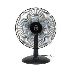Swan 12 Inch Activair Silence And Turbo Desk Fan With 2 Speeds 60 W – Black
