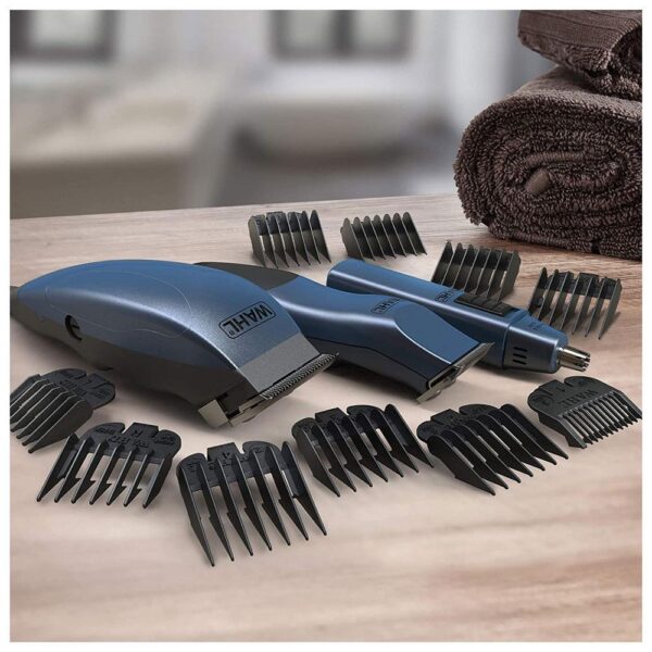 Wahl Hair Clipper And Trimmer Complete Male Grooming Gift Set - Blue - Image 4