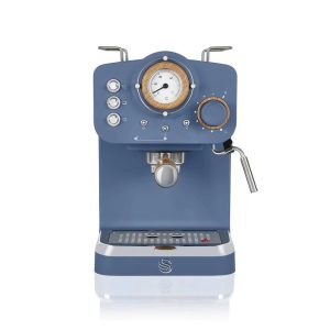 Swan Nordic Pump Espresso Coffee Machine 1100 W 1.2 Litre – Blue