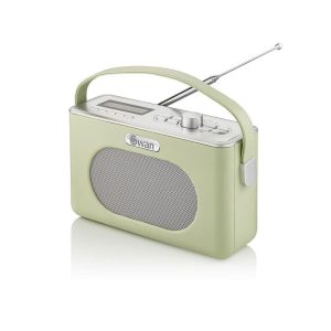 Swan Retro DAB Bluetooth Radio 3W – Green
