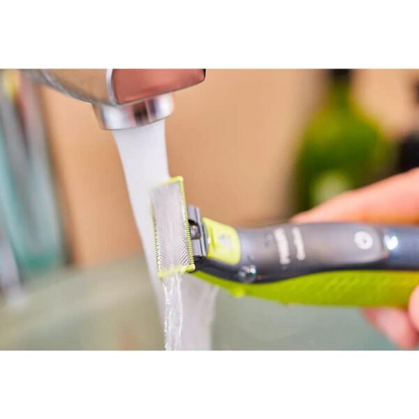 Philips OneBlade Hair Trimmer For Face Trimming Edging And Shaving - Lime Green - Image 12