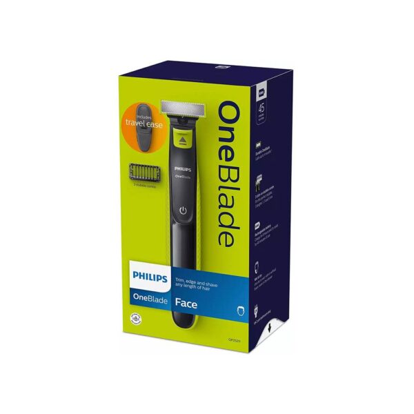 Philips OneBlade Hair Trimmer For Face Trimming Edging And Shaving - Lime Green - Image 13