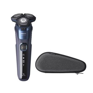 Philips Shaver Series 5000 Wet And Dry Electric Shaver With Pouch – Midnight Blue