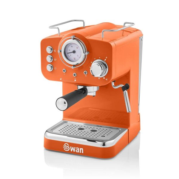 Swan Retro Coffee Machine Orange