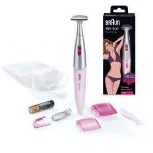 Braun Silk-epil 3-In-1 Cordless Bikini Trimmer With 4 Extras – Pink