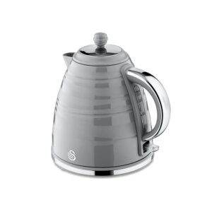 Swan Symphony Jug Kettle With Rapid Boil 3000 W 1.7 Liter – Grey